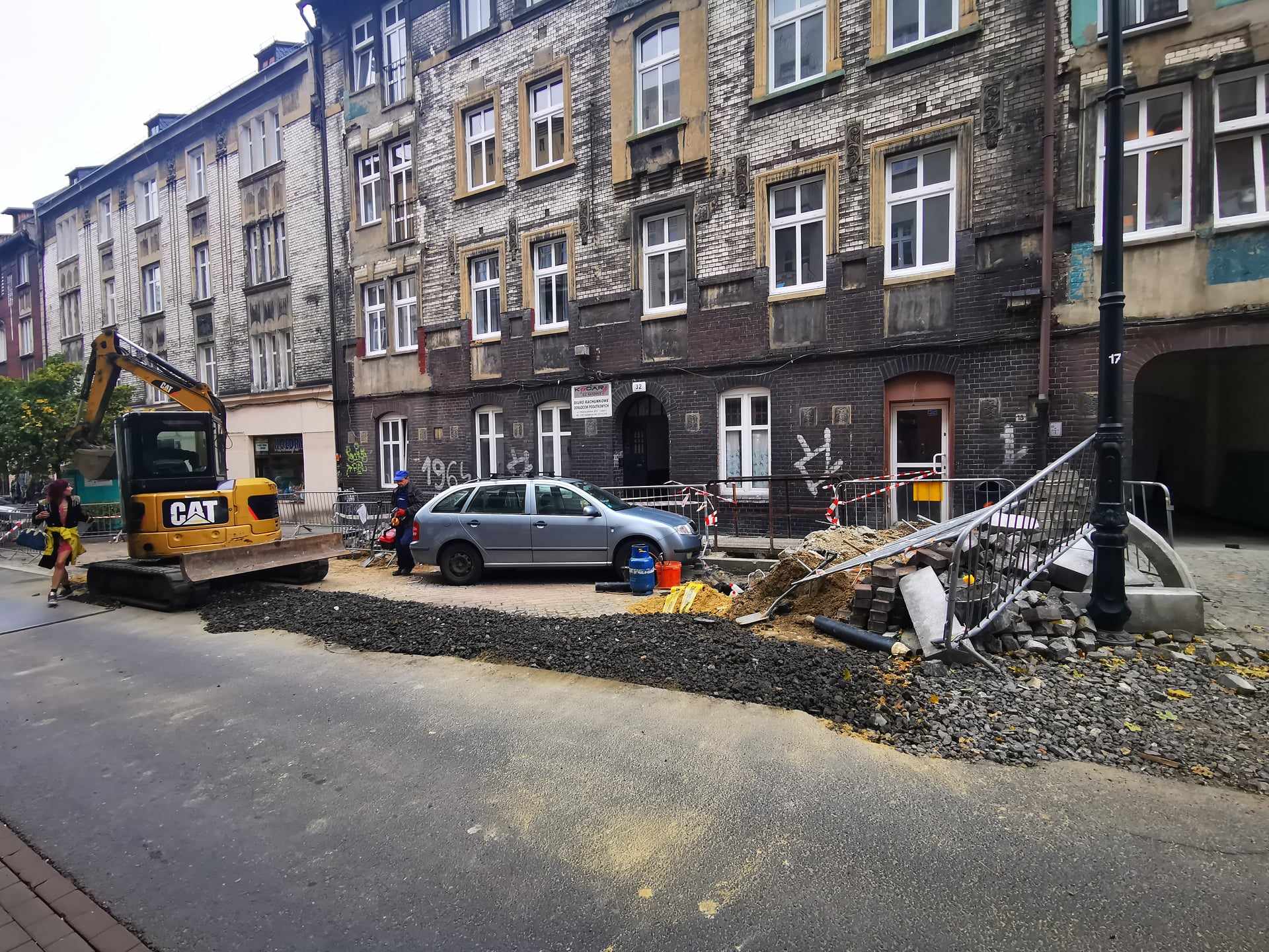 auto uwięzione na plebiscytowej