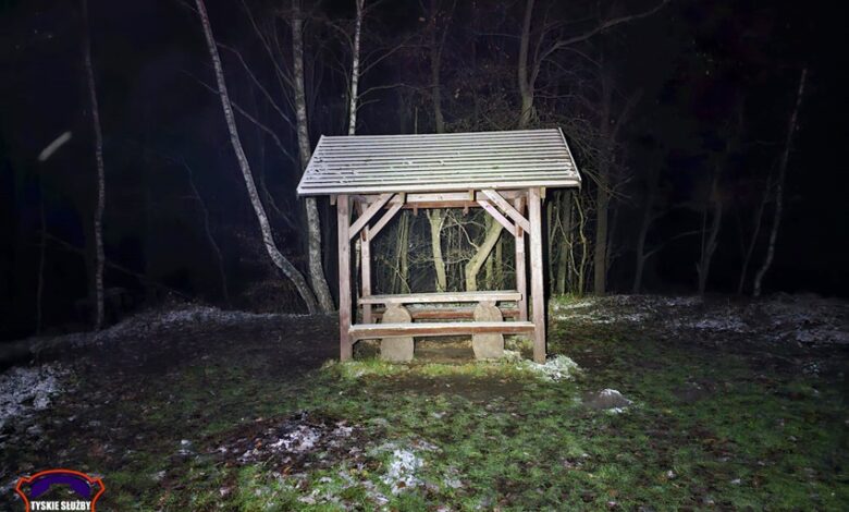 Tychy: Młody chłopak z raną postrzałową głowy na Paprocanach/fot.112 Tychy - Tyskie Służby Ratownicze