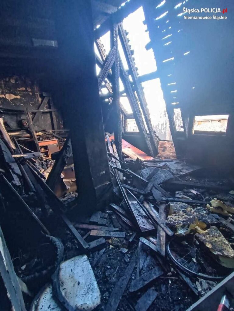Śląskie: Podpalił kamienicę. Chciał, by jego żona spłonęła /fot.Śląska Policja