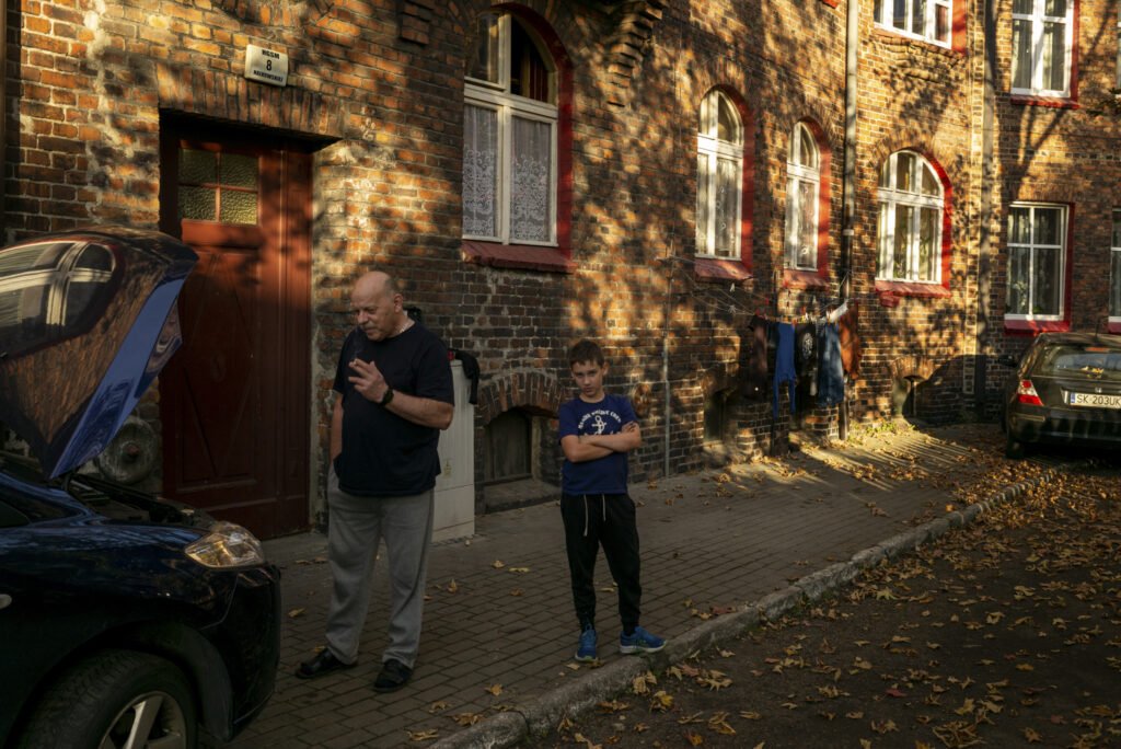 Życie codzienne na osiedlu Nikiszowiec w Katowicach