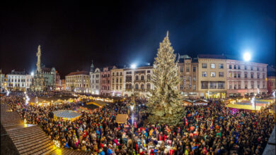 Jarmark świąteczny w Ołomuńcu