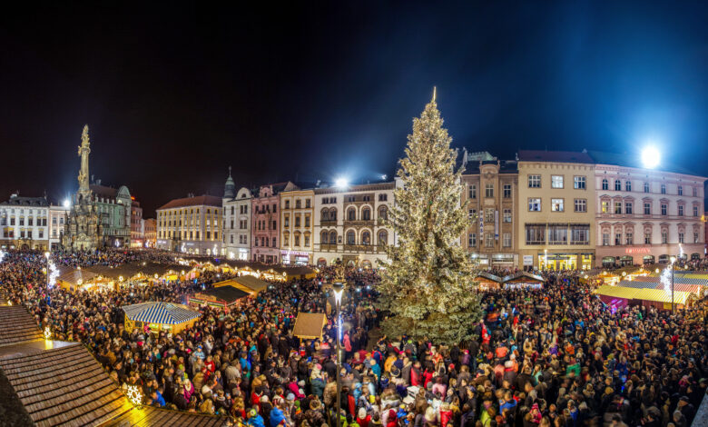 Jarmark świąteczny w Ołomuńcu