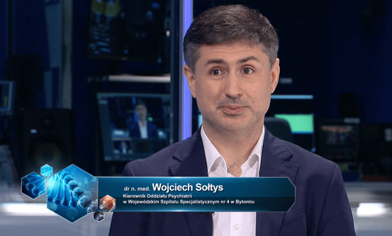 Dr Wojciech Sołtys, kierownik oddziału psychiatrii w Wojewódzkim Szpitalu Specjalistycznym nr 4 w Bytomiu i zastępca dyrektora ds. Centrum Zdrowia Psychicznego tego szpitala.