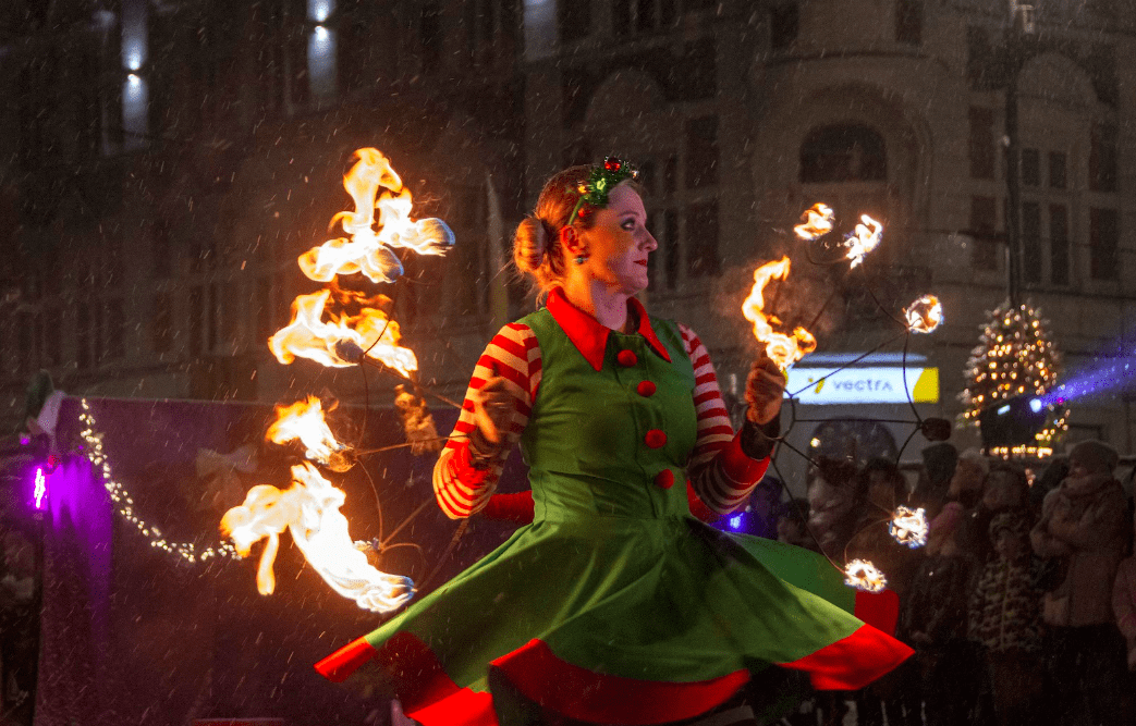 iluminacja rynku w bytomiu