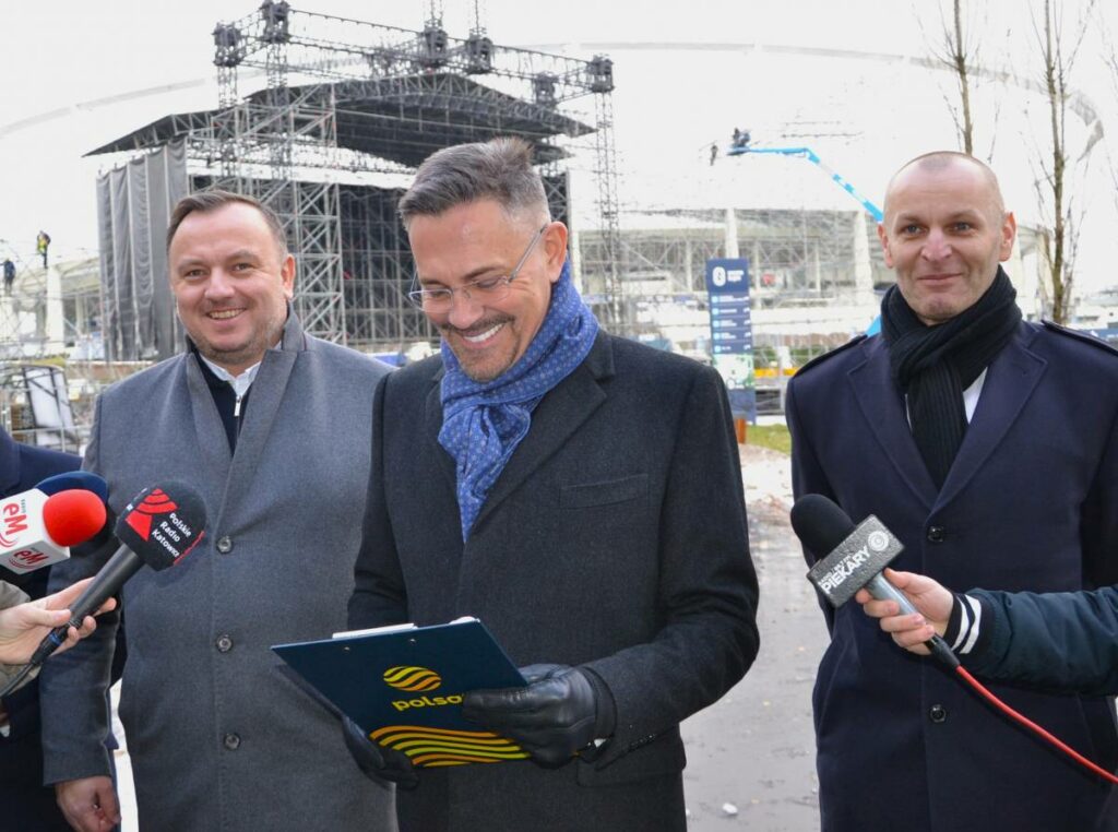 Sylwester na Stadionie Śląskim. Trwa budowa gigantycznej sceny/fot.Park Śląski