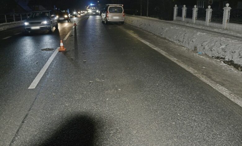 Przechodziła w niedozwolonym miejscu. 78-latka nie żyje/fot.Policja Podkarpacka