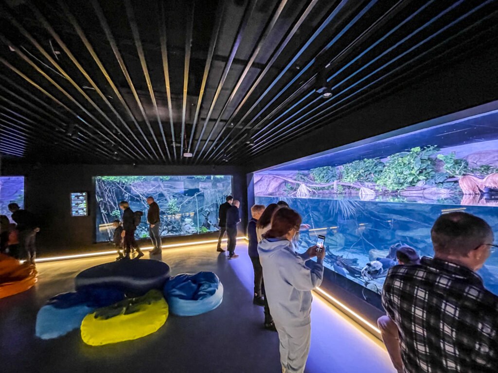 W Egzotarium nie brakuje akwariów.