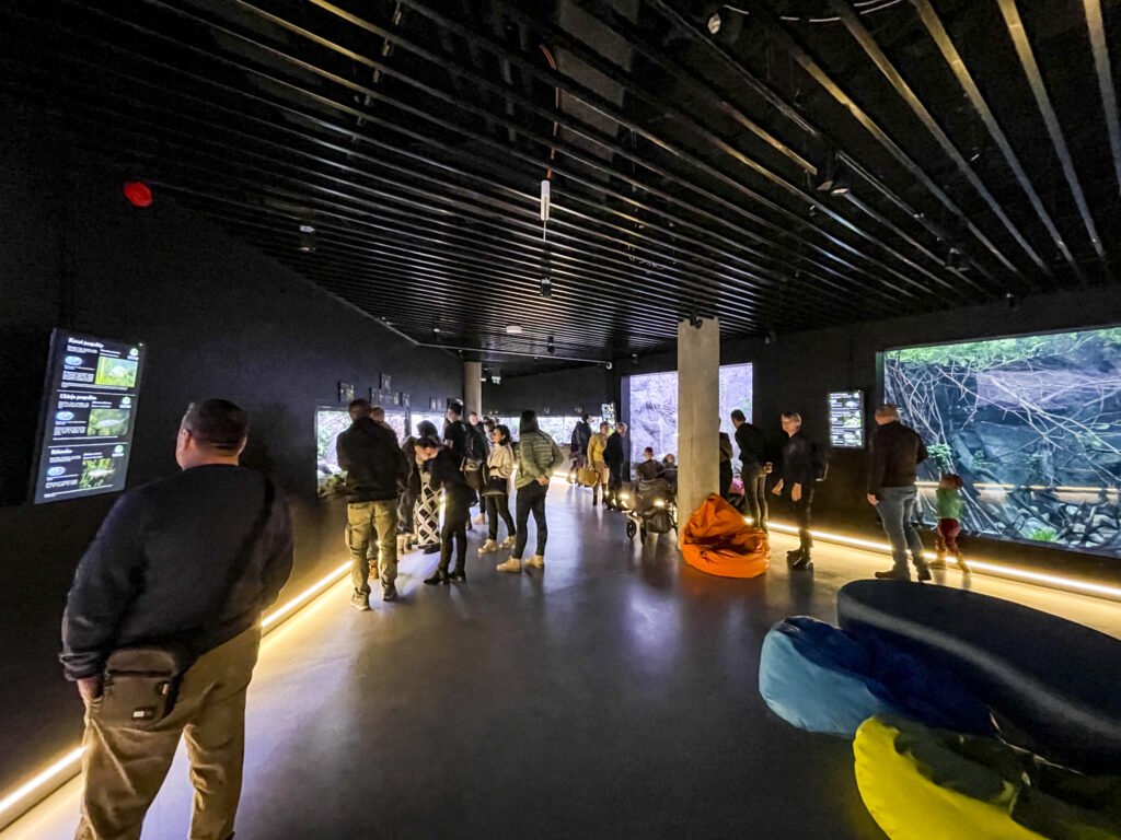 W Egzotarium nie brakuje akwariów.