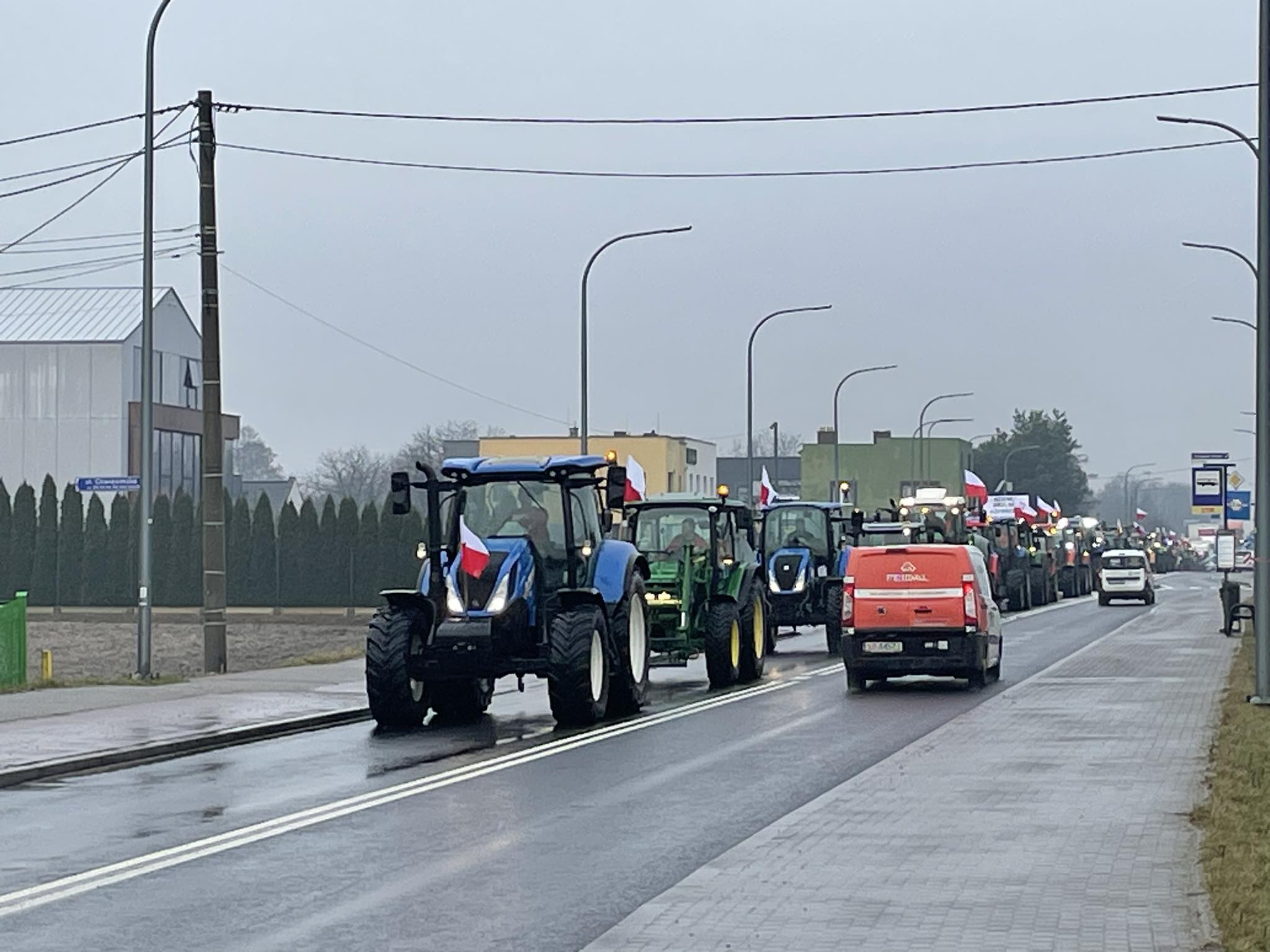 protest rolników mikołów