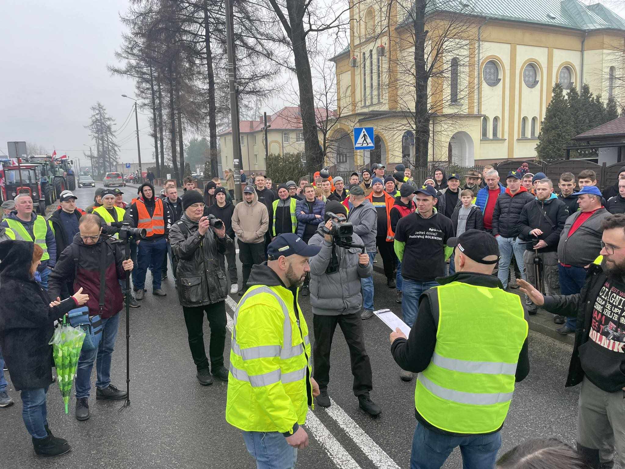 strajk rolników tychy