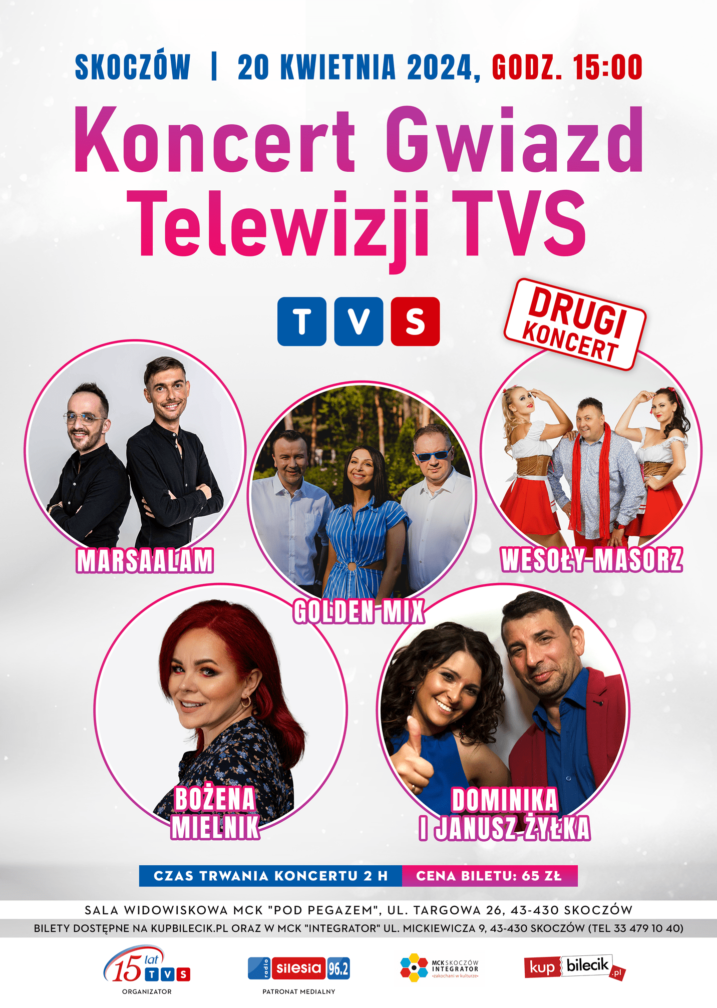 Koncert Gwiazd Telewizji TVS w Skoczowie