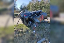 Za szybko. Kierowca audi zginął na miejscu/fot.Policja Lubelska