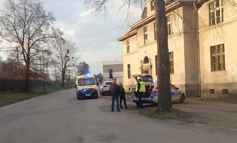 Wypadek w Kaletach. Ucierpiało 3-letnie dziecko. Fot. Policja Tarnowskie Góry