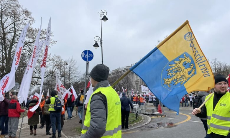 Protest rolników 6 marca 2024 w Warszawie