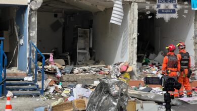 Tychy: Wybuch gazu przy Darwina. Budynek oceni nadzór budowlany/fot.Śląska Policja/fb