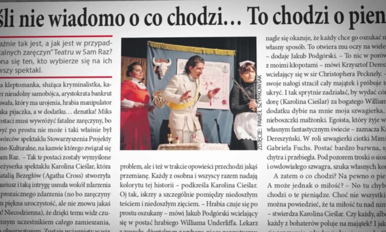 Teatr w Sam Raz. Przegląd prasy 02.04.2024