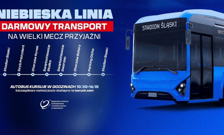 Ruch Chorzów - Widzew Łódź na Stadionie Śląskim. Specjalny autobus dla kibiców/fot.mat.prasowe