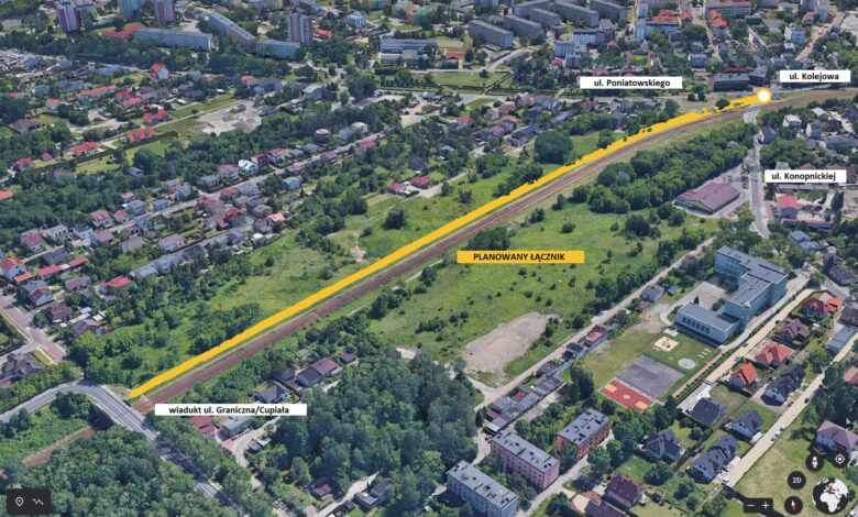 Dąbrowa Górnicza: Zamknięty fragment alei Poniatowskiego. Objazdy/fot.UM Dąbrowa Górnicza