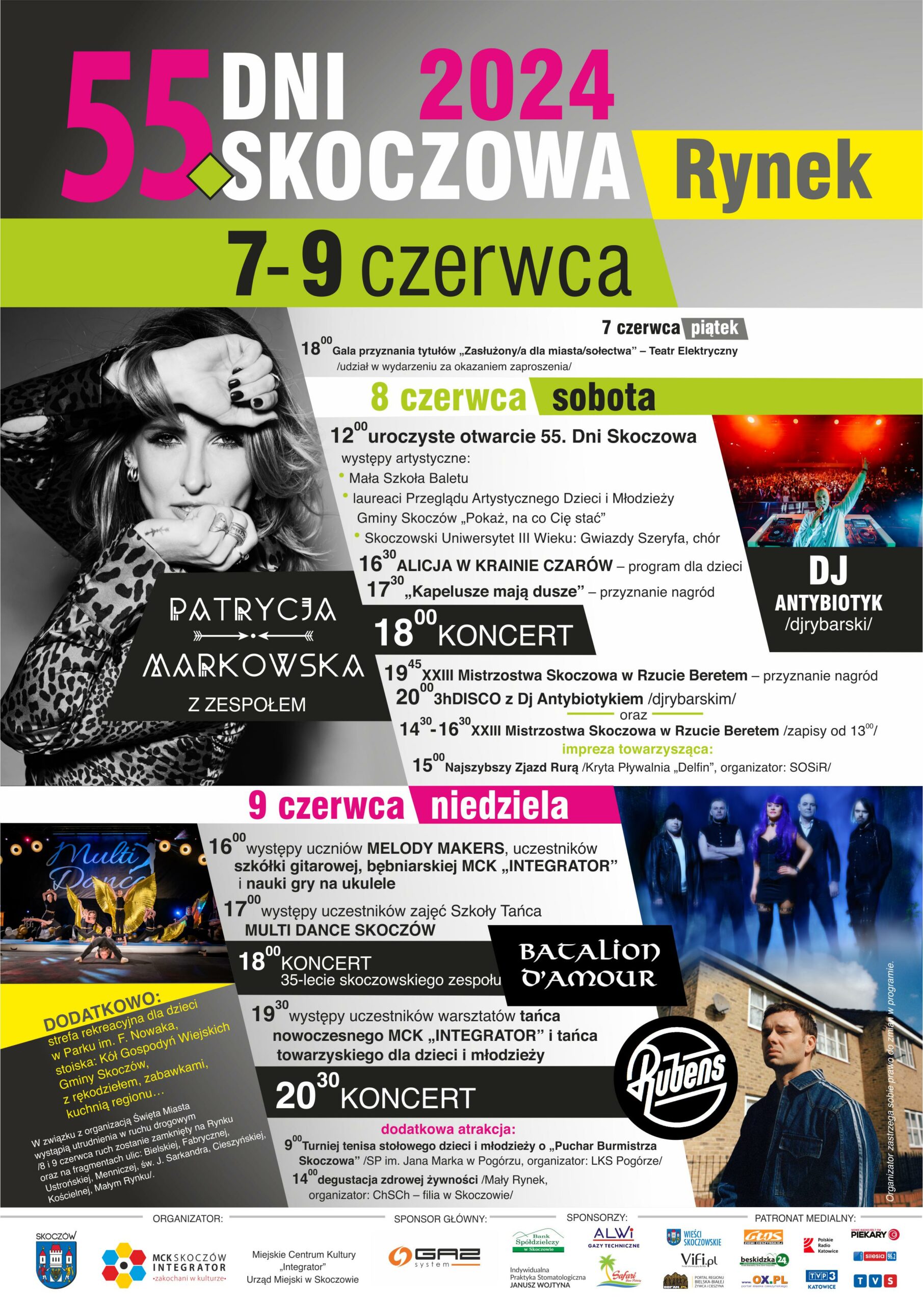 55. DNI SKOCZOWA – wpadnijcie na Rynek 8 i 9 CZERWCA 2024!