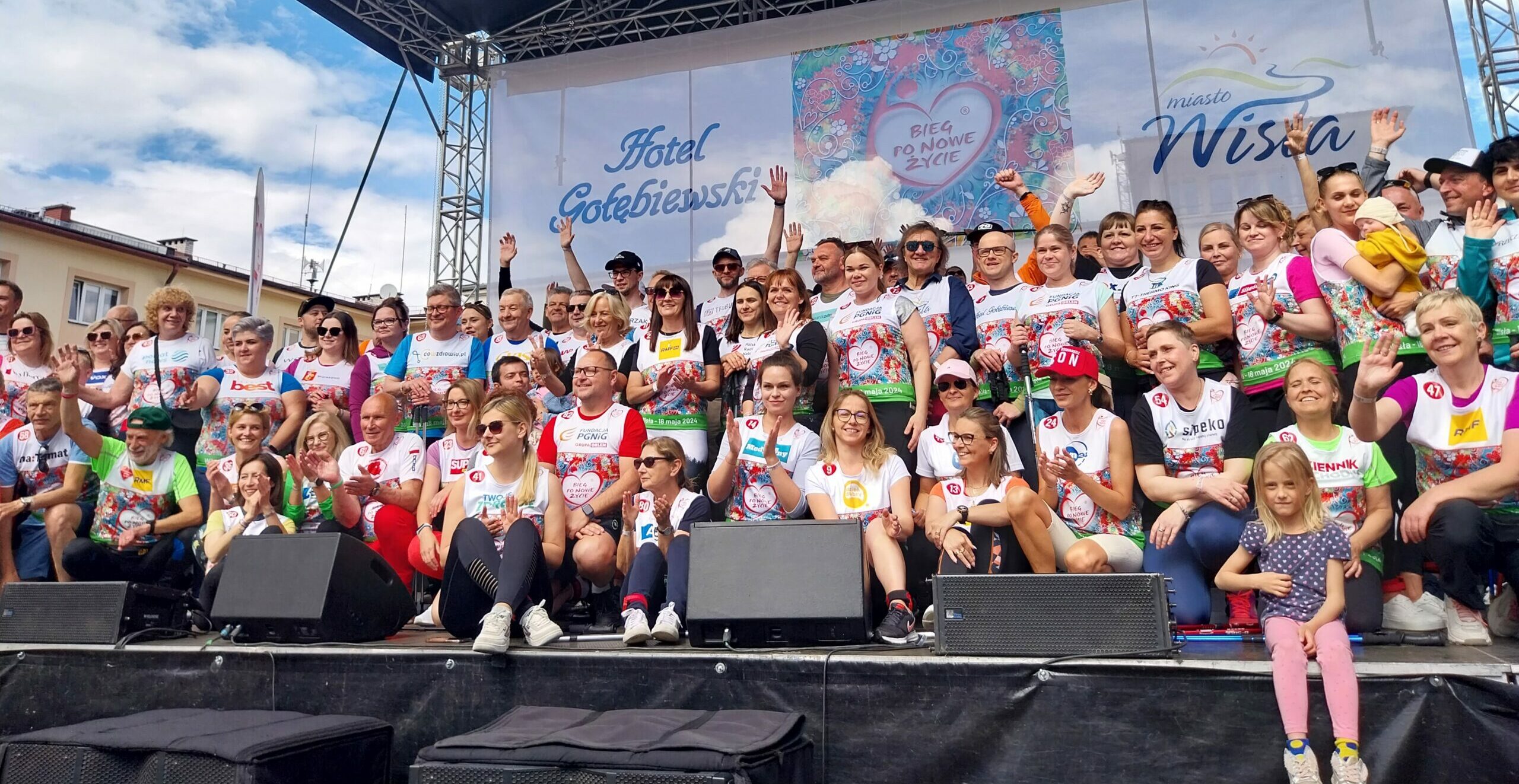 24. Bieg po Nowe Życie - osoby po przeszczepieniach biorące udział w Biegu