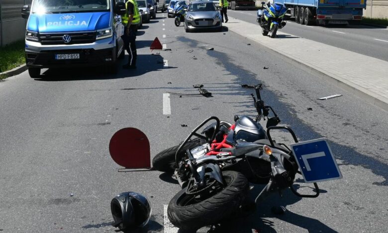 Wypadek w trakcie egzaminu na prawo jazdy/fot.Policja Lubelska