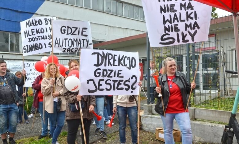 Zwolnienia grupowe w Yazaki w Mikołowie/fot.solidarnosckatowice.pl