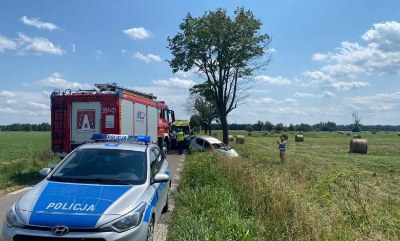 Śląskie: Zginął na prostej drodze/fot.KMP Częstochowa