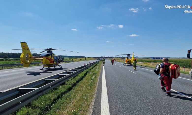 Tragedia na A4 w Gliwicach. Policja podaje szczegóły/fot.Śląska Policja