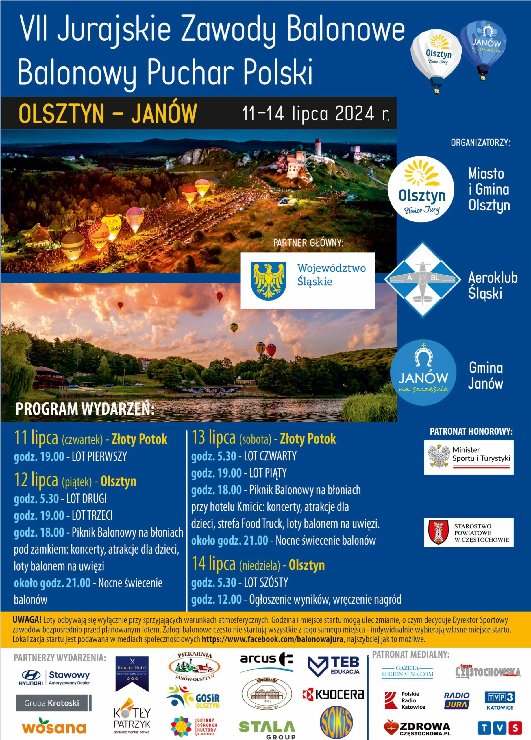 VII JURAJSKIE ZAWODY BALONOWE
