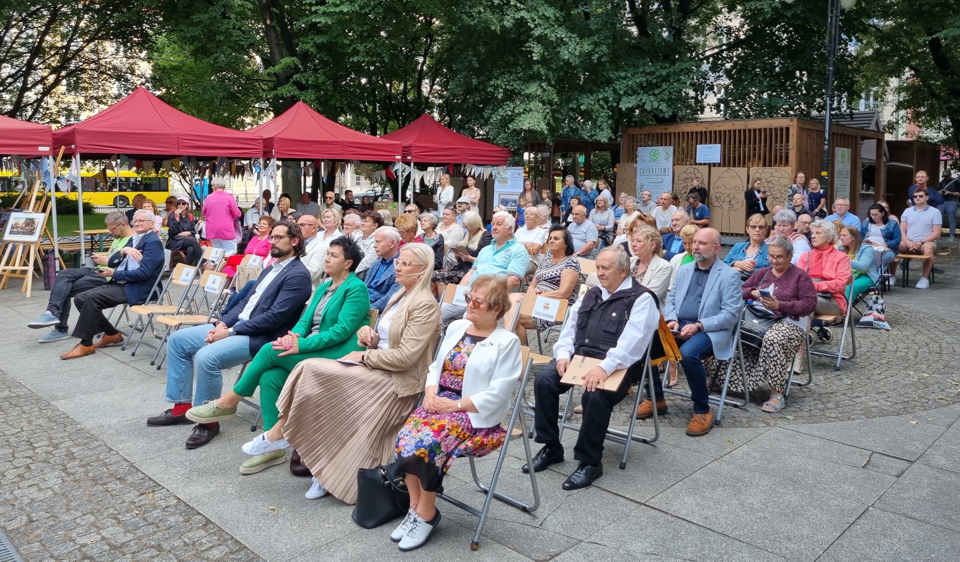 Przy muzyce o historii. Impreza na placu Miarki w Katowicach