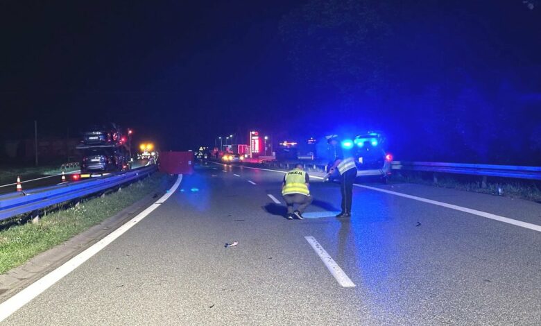 Śląskie: Stracił życie pod kołami busa/fot.Śląska Policja
