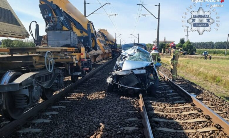 Śląskie: Tragedia na torach/fot.Śląska Policja