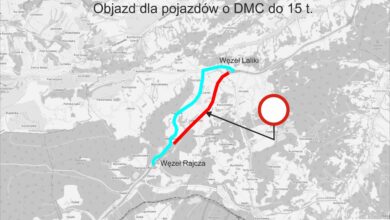 Uwaga! Tunel w Lalikach zamknięty do 18 sierpnia. Fot. GDDKiA