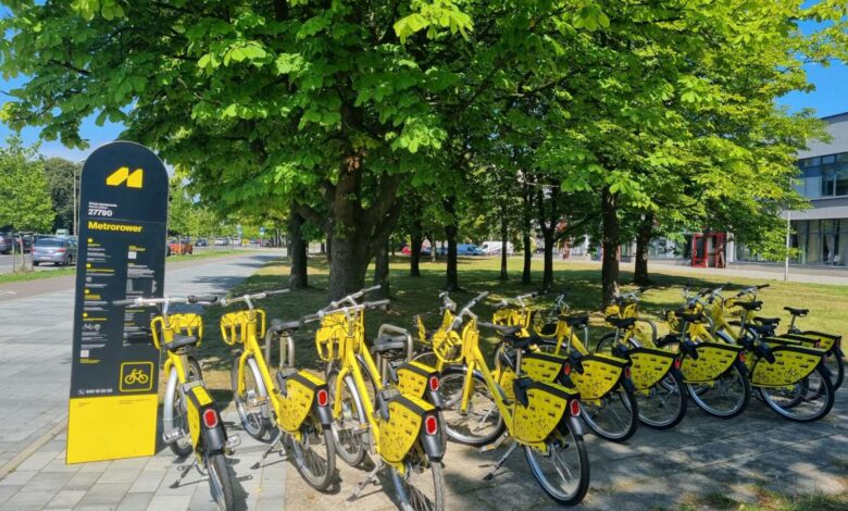 Nowe stacje Metroroweru w Tychach/fot.UM Tychy