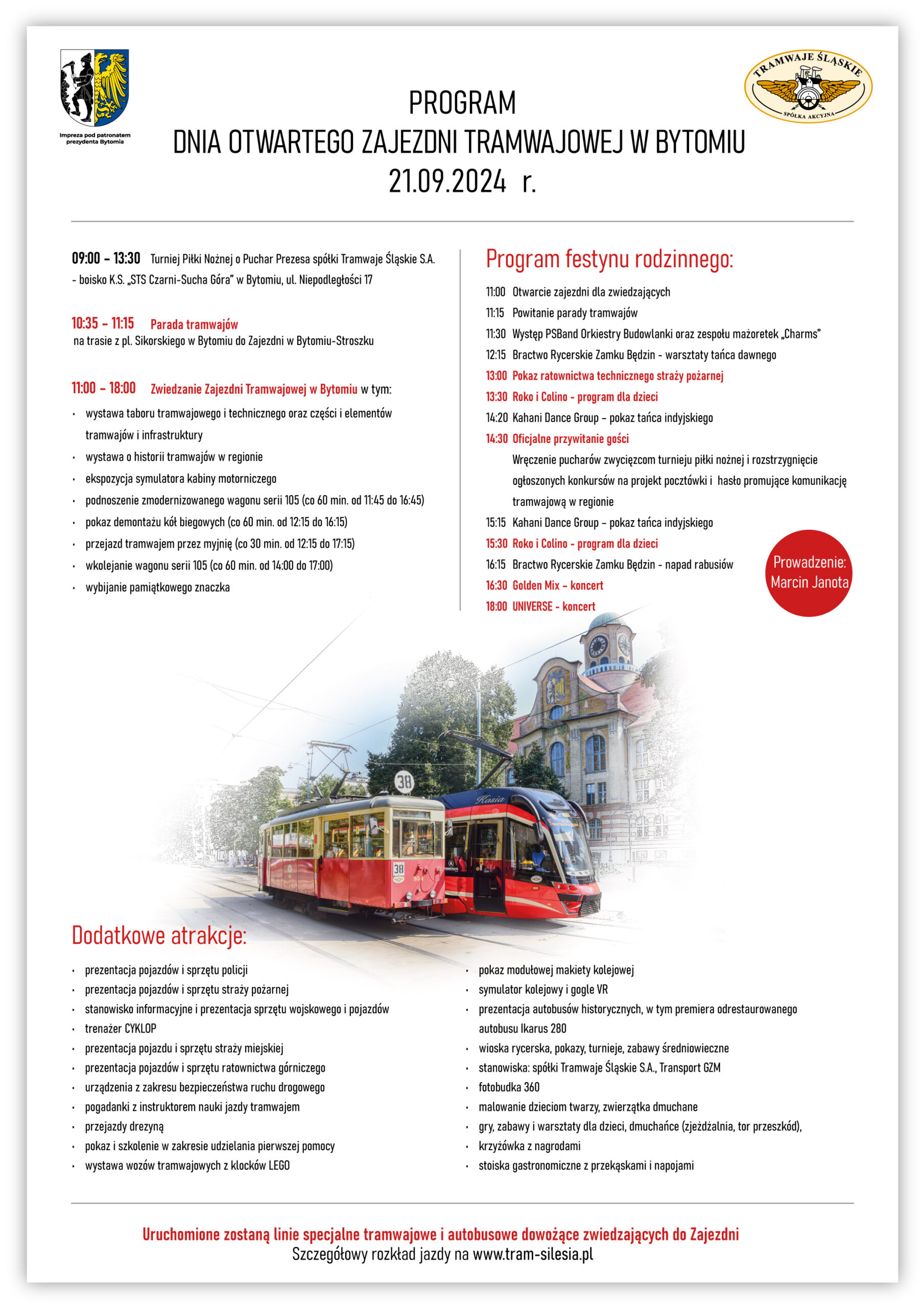 DZIEŃ OTWARTY ZAJEZDNI TRAMWAJOWEJ W BYTOMIU