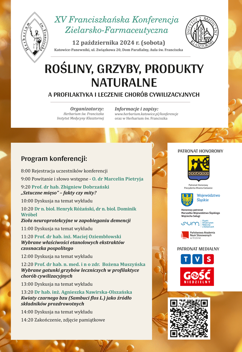 XV Franciszkańska Konferencja Zielarsko-Farmaceutyczna