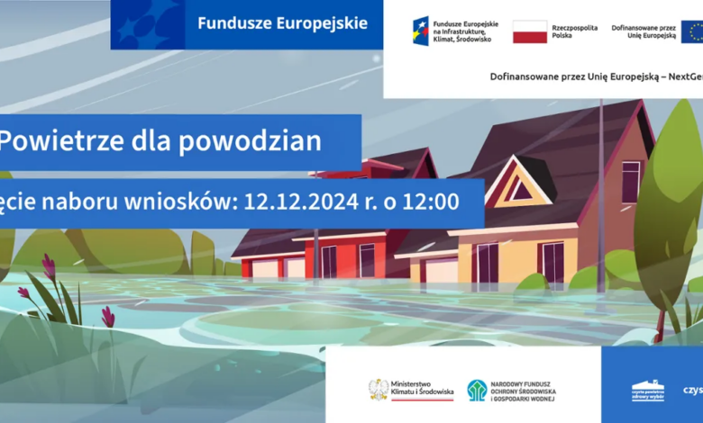 Środki z programu Czyste Powietrze czekają na powodzian