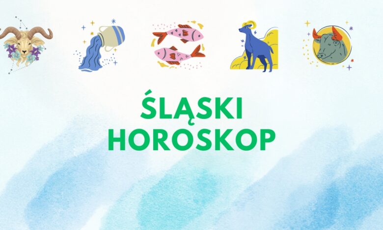 śląski Horoskop grafika ze znakami zodiaku