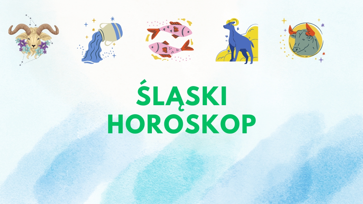 śląski Horoskop grafika ze znakami zodiaku