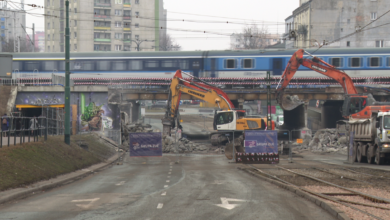 Sosnowiec wiadukt ulica Piłsudskiego