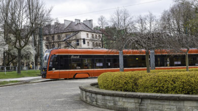 remont wiaduktu Katowice tramwaje w ruchu