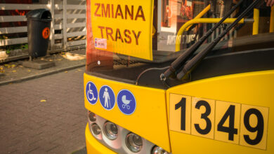 zmiana trasy autobus