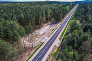 DK46 Janów Lgoczanka Lelów Nakło z lotu ptaka