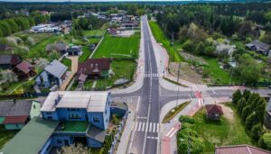 DK46 Janów Lgoczanka Lelów Nakło z lotu ptaka