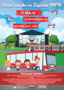 Dzień Otwarty MPK Częstochowa plakat