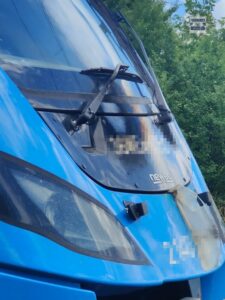 pociąg zadymienie Tychy