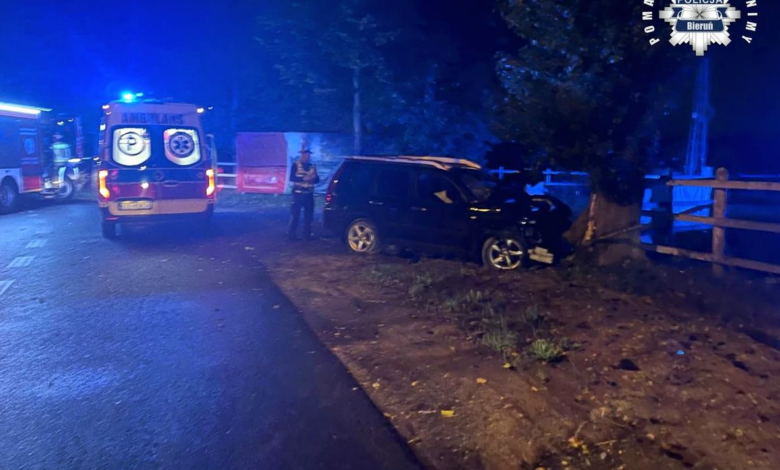 wypadek karetka policja