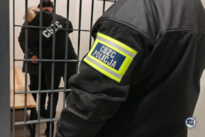 Mafia lekowa Policjant kraty i zatrzymany mezczyzna