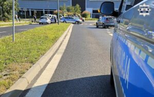 Radiowozy na ulicy