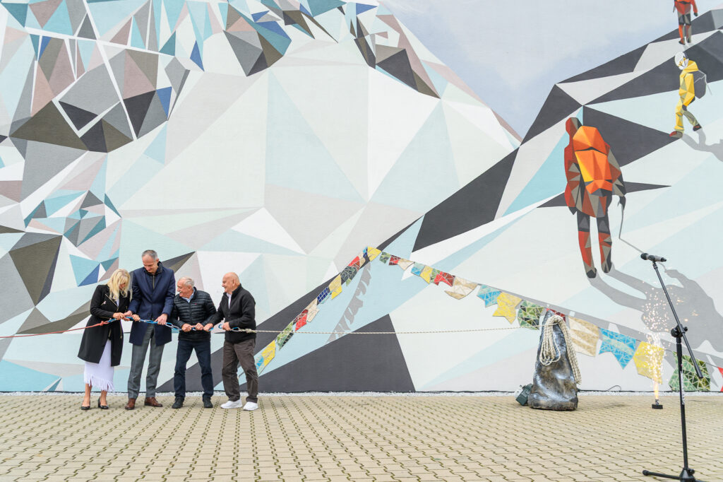 Mural Tychy na ścianie